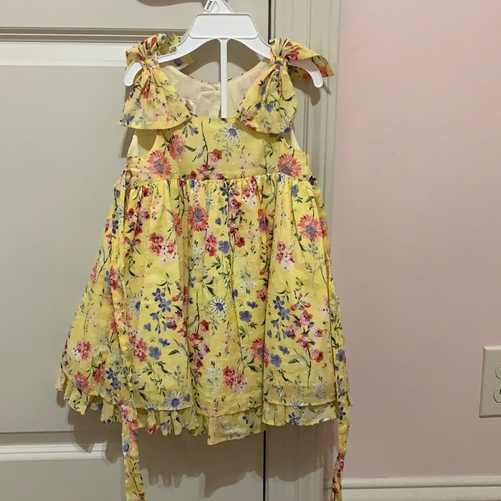 Toddler girls dress and bloomer set